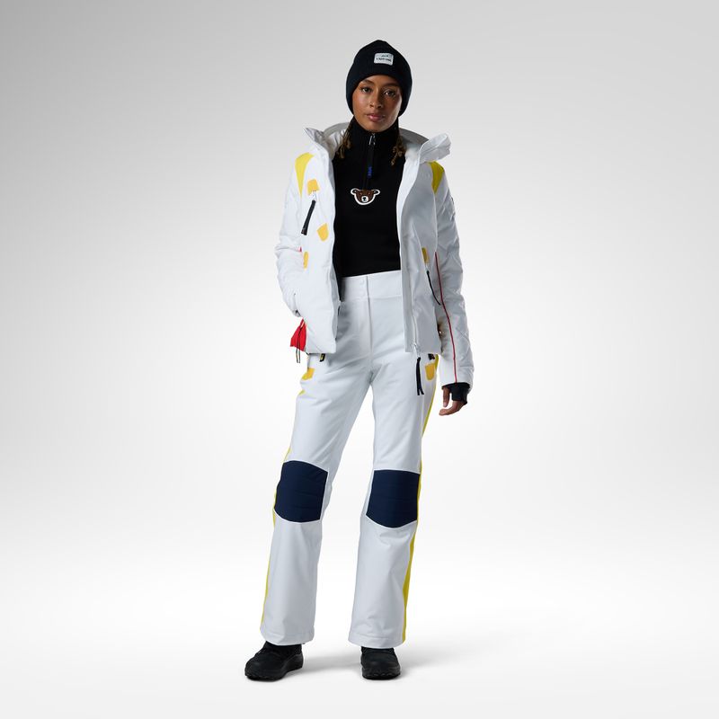 Дамски скиорски панталони Rossignol JCC Valdiz white 2