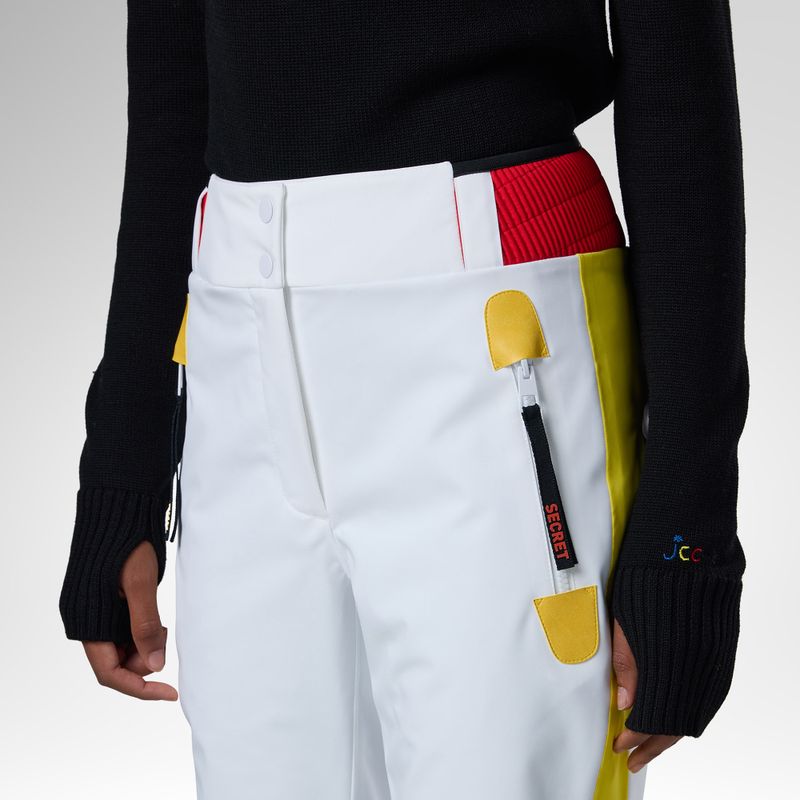 Дамски скиорски панталони Rossignol JCC Valdiz white 5