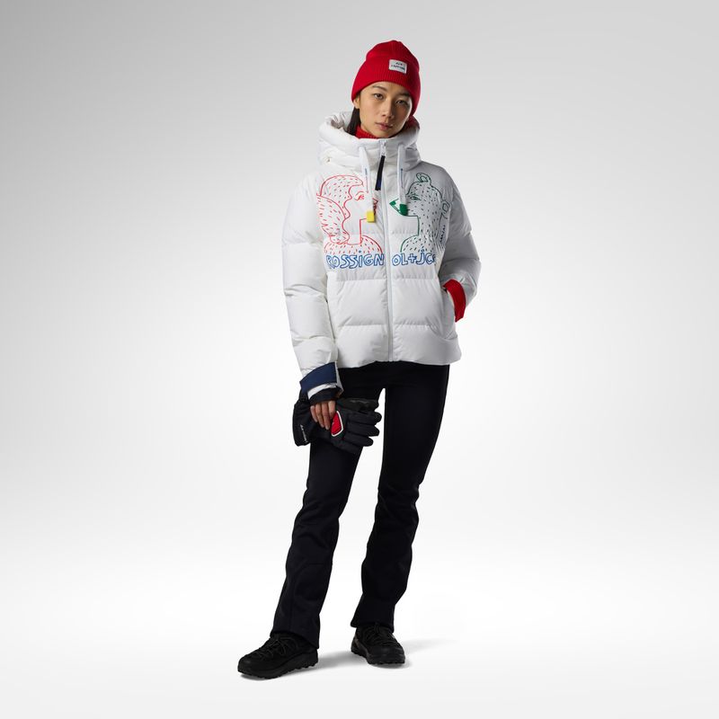 Дамско скиорско яке Rossignol JCC Allsnow Down white 2