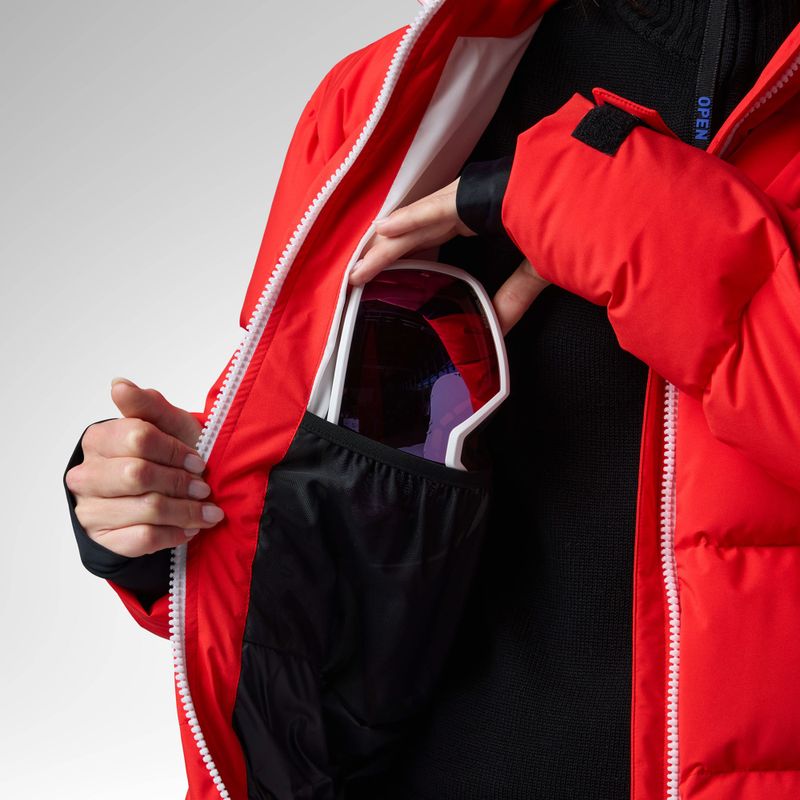 Дамско скиорско яке Rossignol JCC Allsnow Down red 7