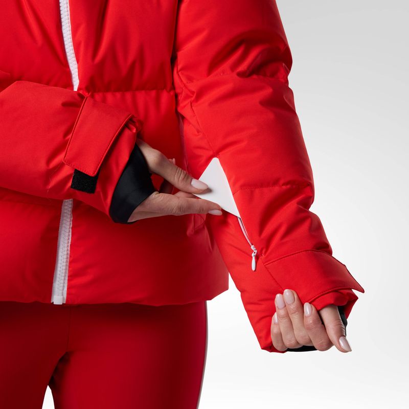Дамско скиорско яке Rossignol JCC Allsnow Down red 9