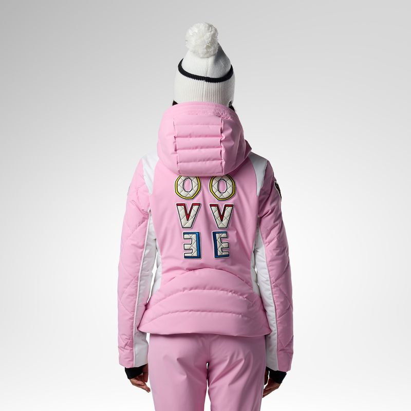 Дамско скиорско яке Rossignol JCC Valdiz Down new pink 3