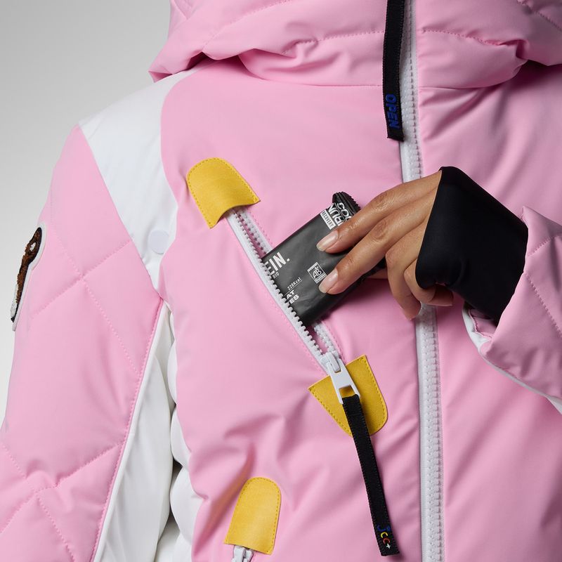 Дамско скиорско яке Rossignol JCC Valdiz Down new pink 7