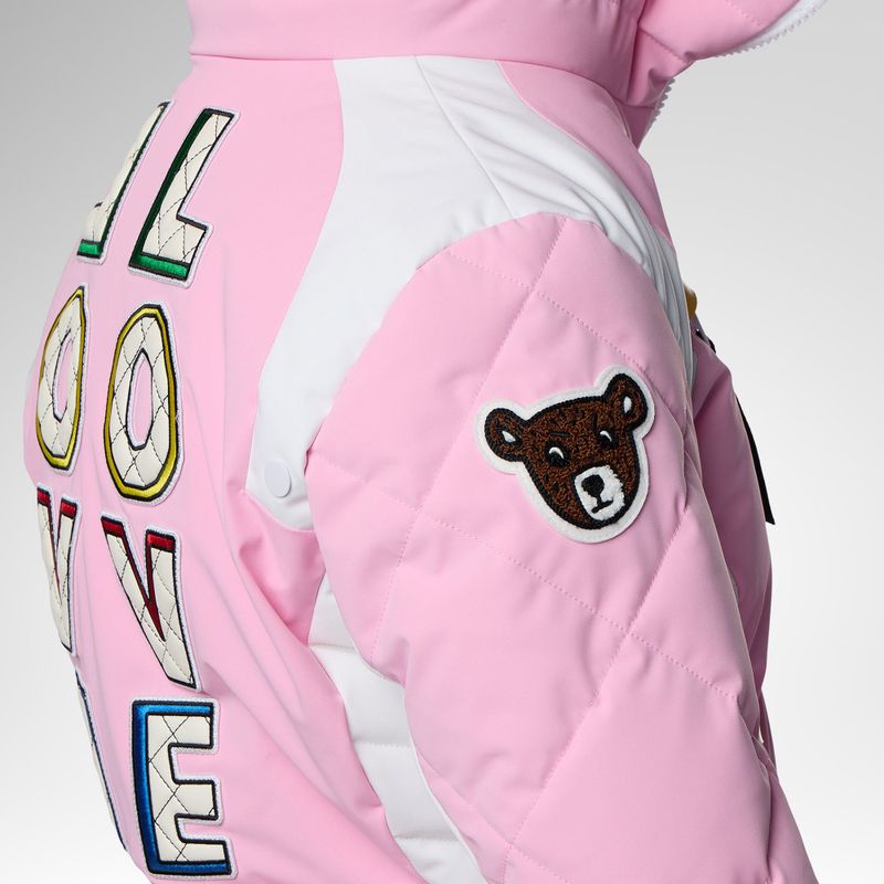 Дамско скиорско яке Rossignol JCC Valdiz Down new pink 9