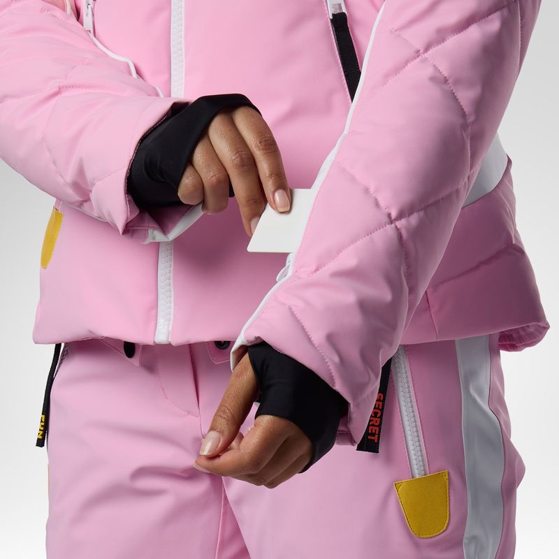Дамско скиорско яке Rossignol JCC Valdiz Down new pink 14