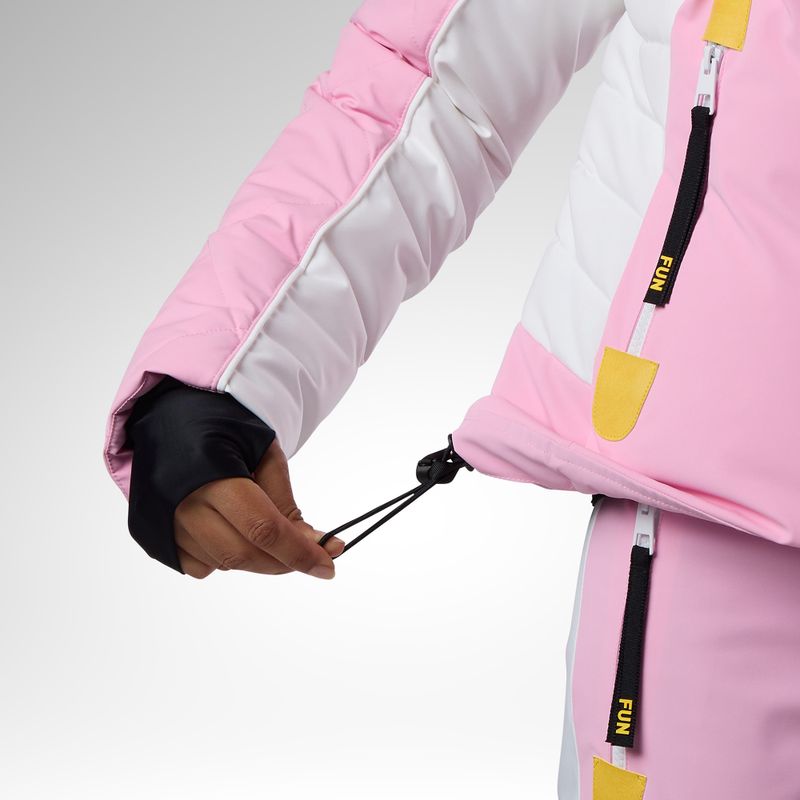Дамско скиорско яке Rossignol JCC Valdiz Down new pink 15