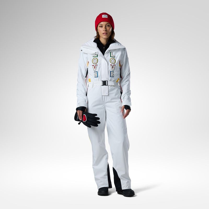 Дамски скиорски гащеризон Rossignol JCC white 2