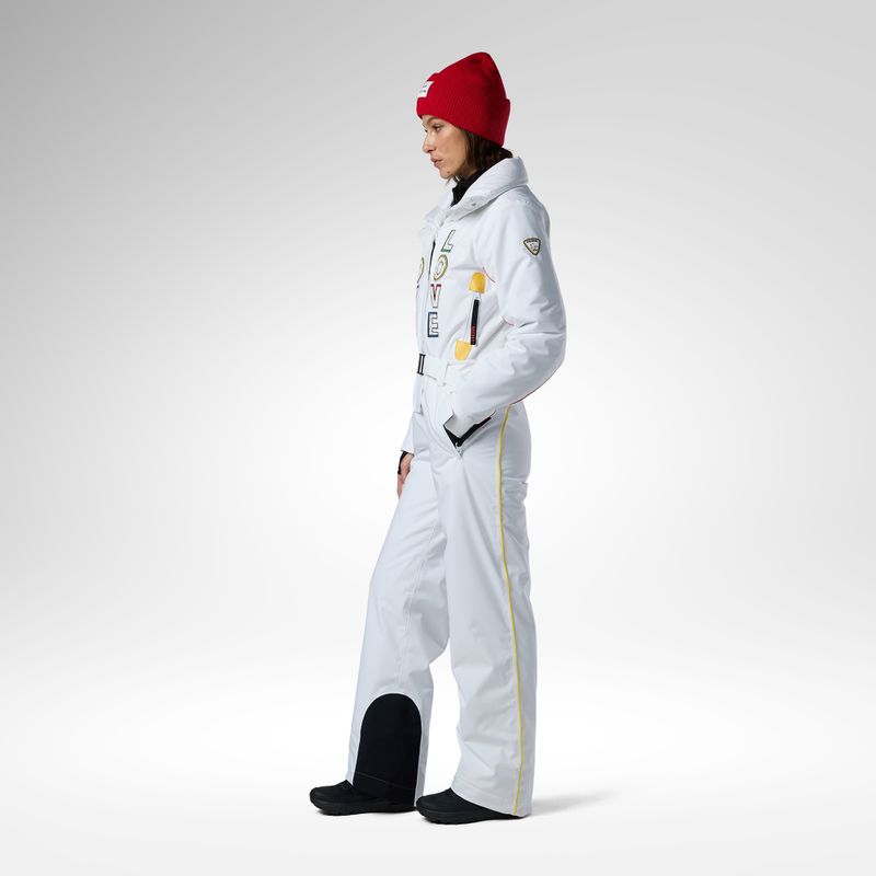 Дамски скиорски гащеризон Rossignol JCC white 4