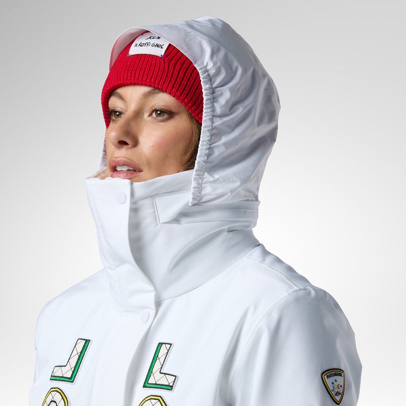 Дамски скиорски гащеризон Rossignol JCC white 6