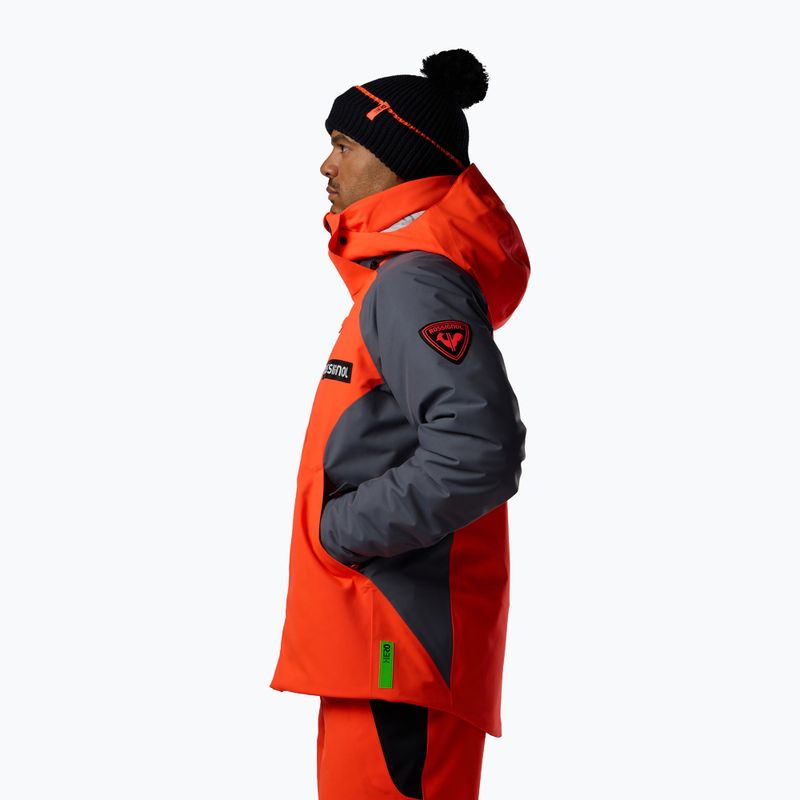 Мъжко скиорско яке Rossignol Hero Insulated neon red 4