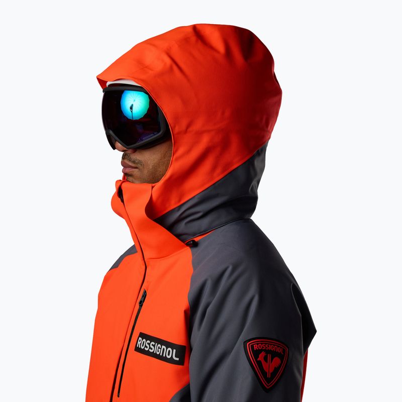 Мъжко скиорско яке Rossignol Hero Insulated neon red 7