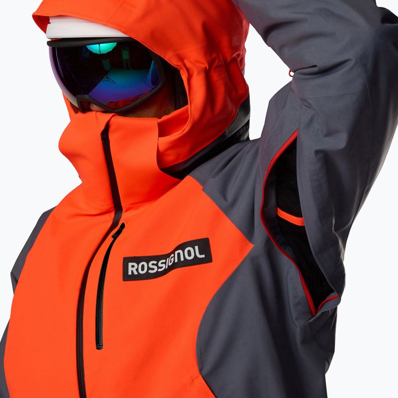 Мъжко скиорско яке Rossignol Hero Insulated neon red 9