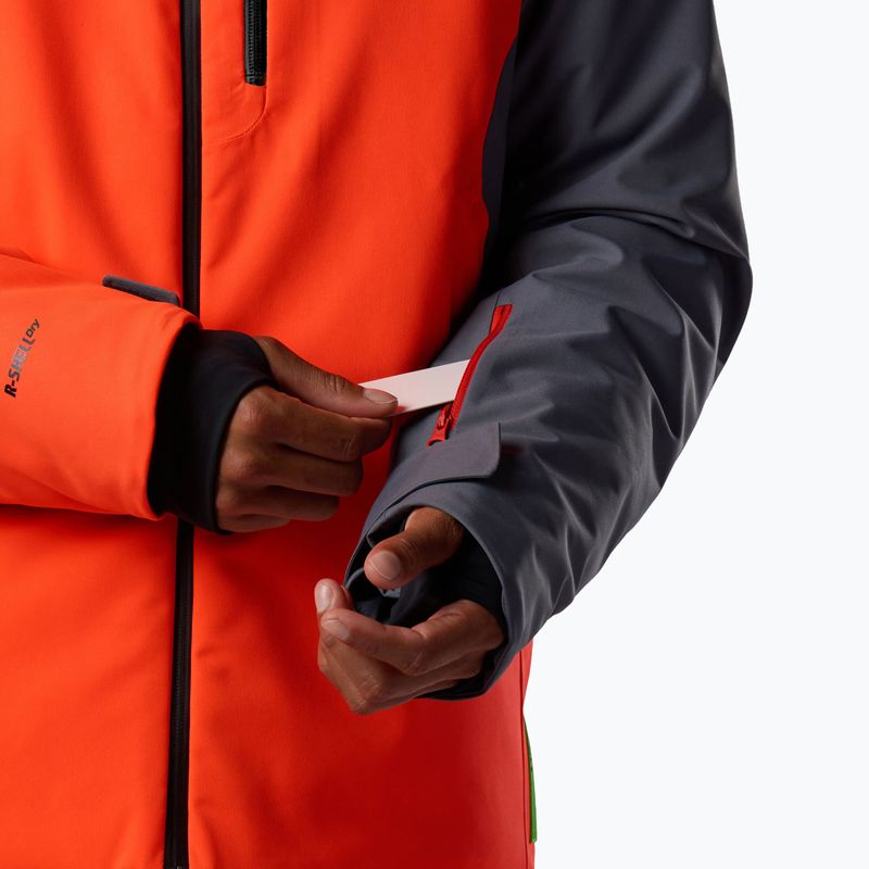 Мъжко скиорско яке Rossignol Hero Insulated neon red 10