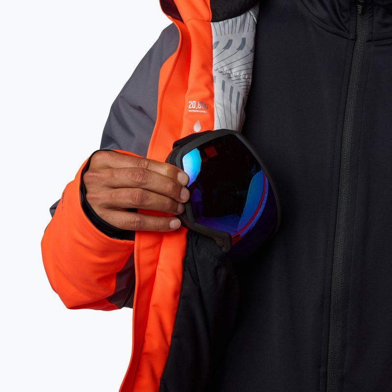 Мъжко скиорско яке Rossignol Hero Insulated neon red 13