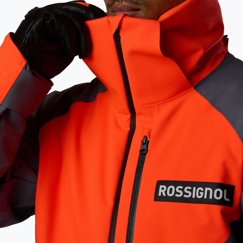 Мъжко скиорско яке Rossignol Hero Insulated neon red 16