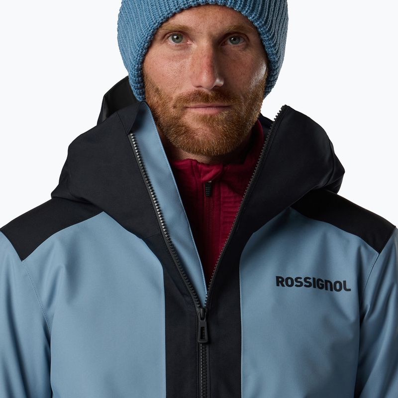 Мъжко скиорско яке Rossignol Rochrun Insulated winward blue/black 5