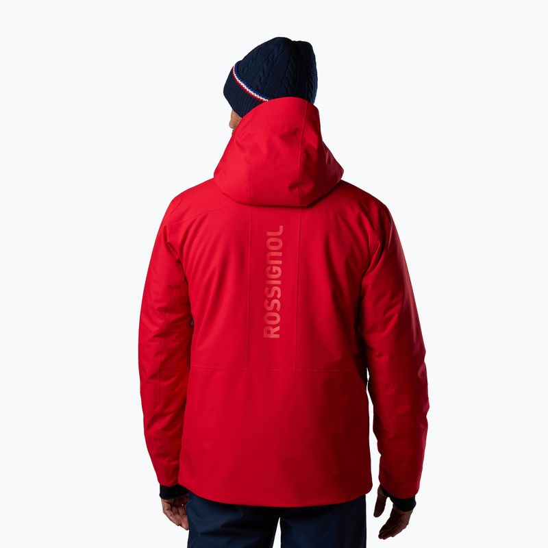 Мъжко скиорско яке Rossignol Rochrun Insulated sport red solid 3