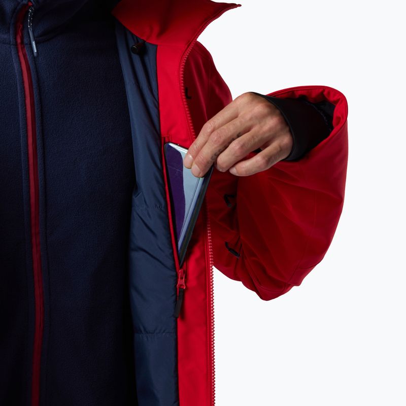 Мъжко скиорско яке Rossignol Rochrun Insulated sport red solid 8