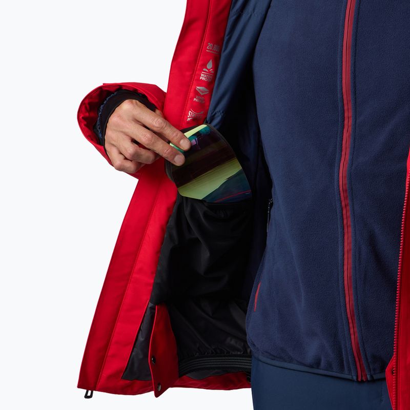 Мъжко скиорско яке Rossignol Rochrun Insulated sport red solid 9