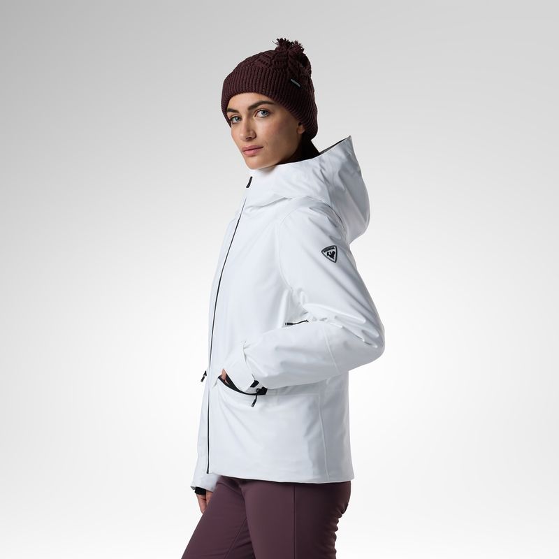 Дамско скиорско яке Rossignol Rochrun Insulated white 4