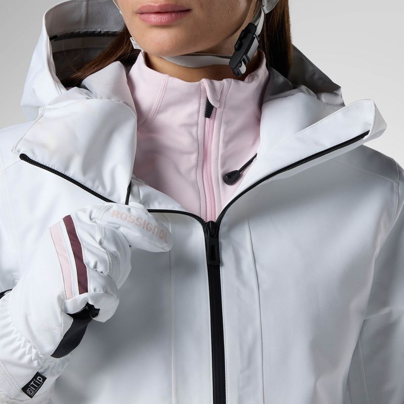 Дамско скиорско яке Rossignol Rochrun Insulated white 6