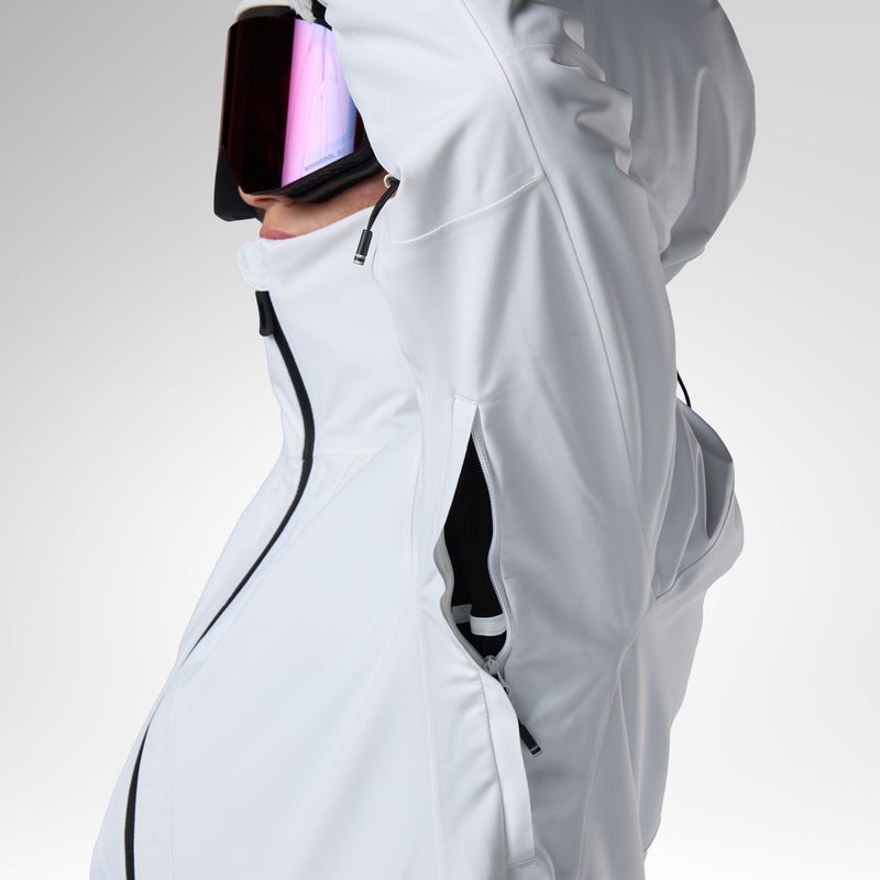 Дамско скиорско яке Rossignol Rochrun Insulated white 9