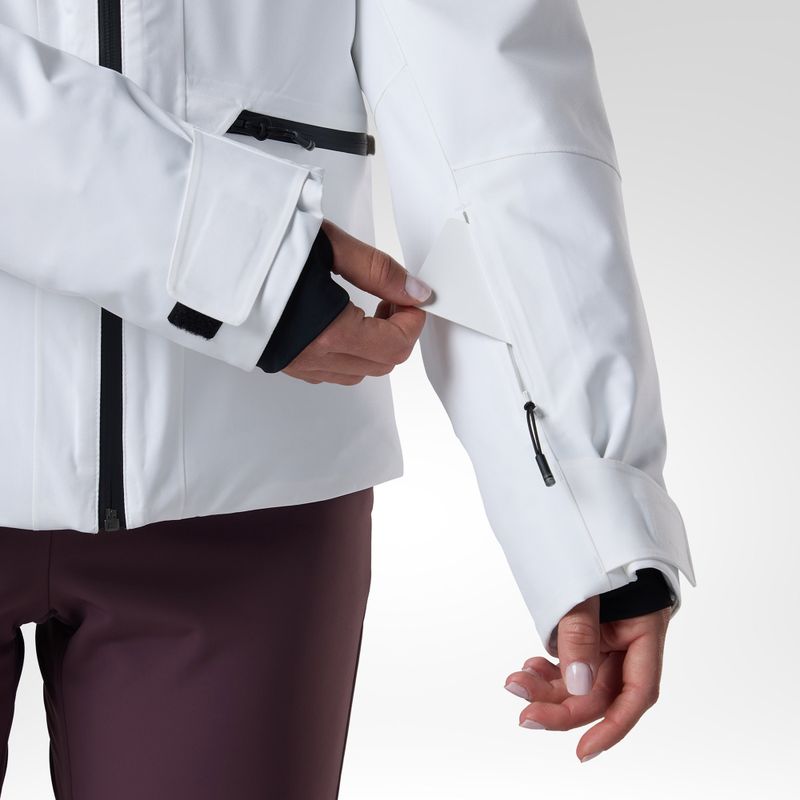 Дамско скиорско яке Rossignol Rochrun Insulated white 10