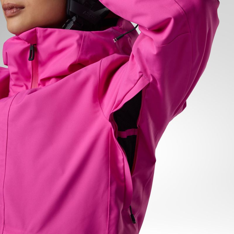 Дамско скиорско яке Rossignol Rochrun Insulated electric fuchsia 8
