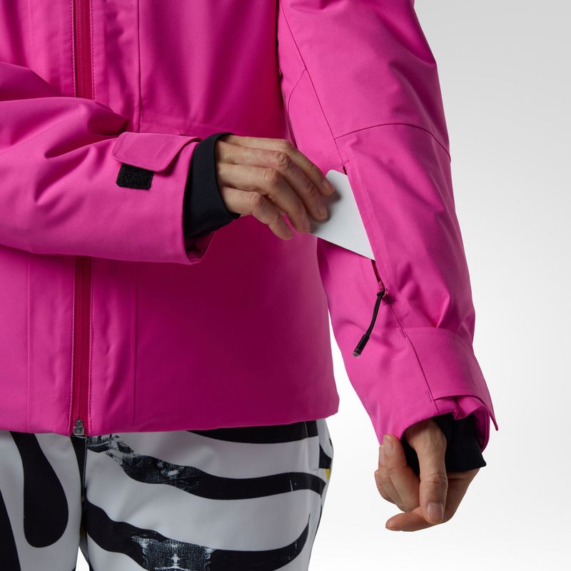Дамско скиорско яке Rossignol Rochrun Insulated electric fuchsia 12