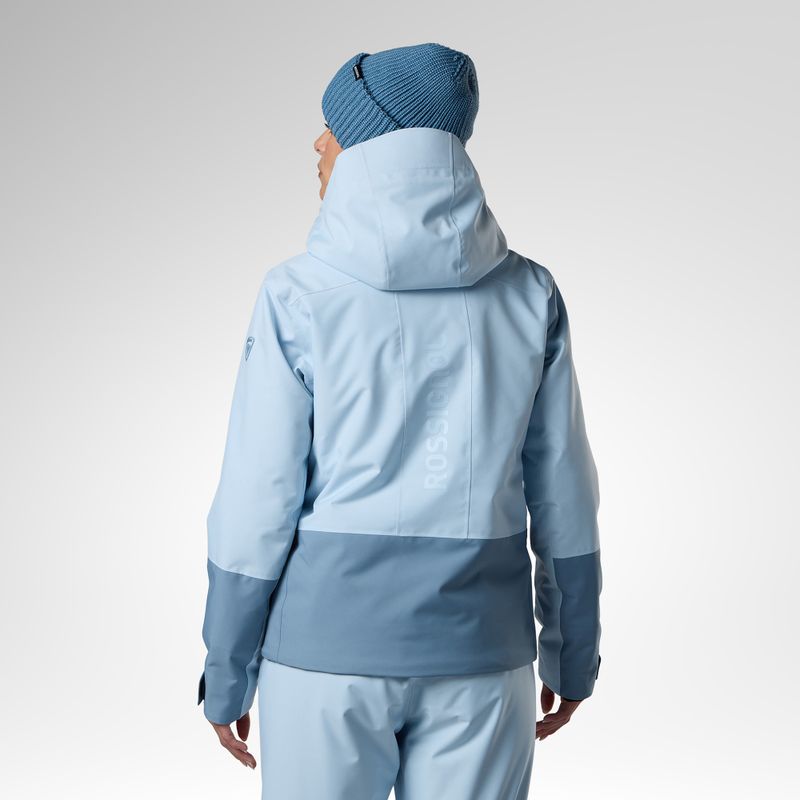 Дамско скиорско яке Rossignol Rochrun Insulated blue aura/windward blue 3