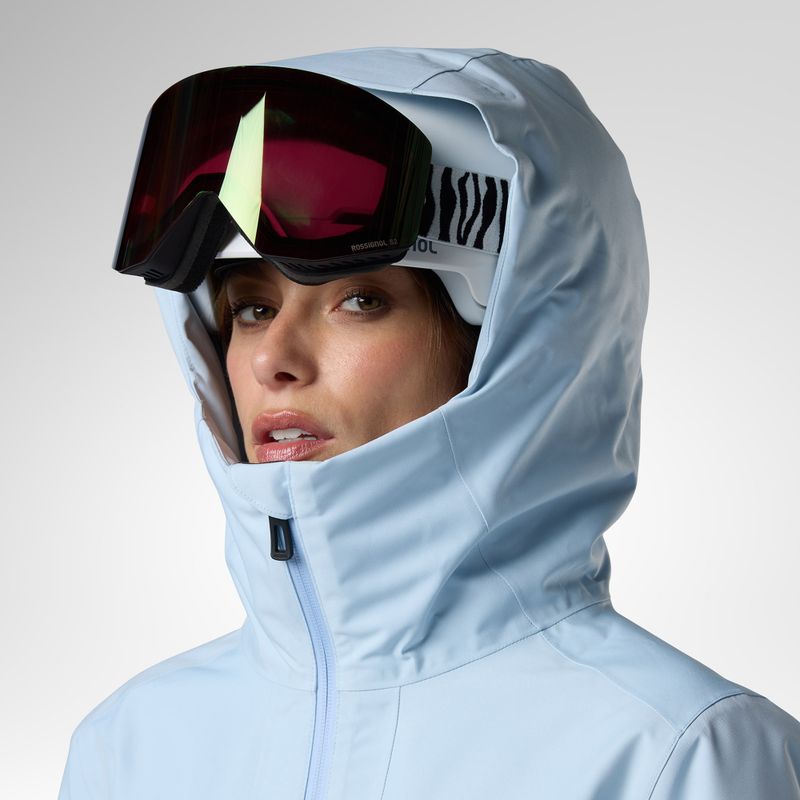 Дамско скиорско яке Rossignol Rochrun Insulated blue aura/windward blue 6
