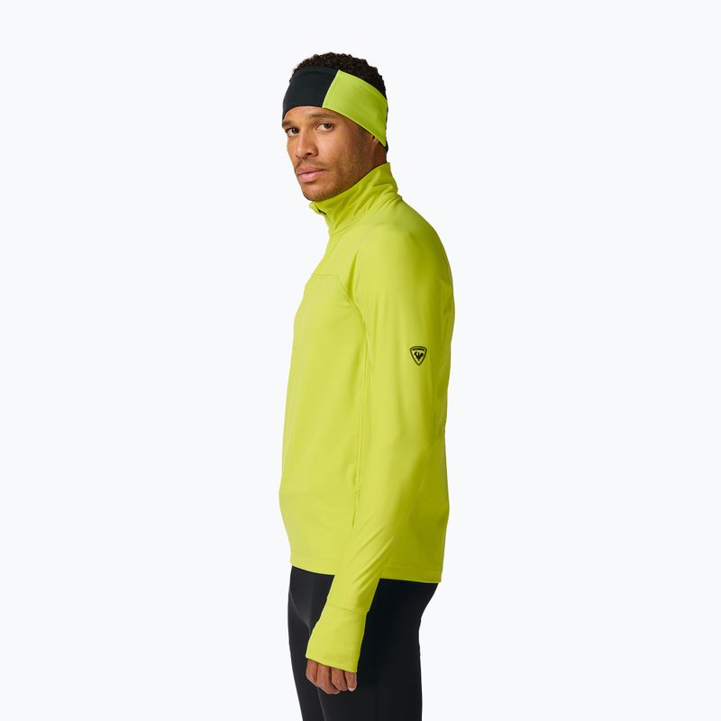 Мъжка термоактивна тениска Rossignol Half Zip First Layer wild lime 4