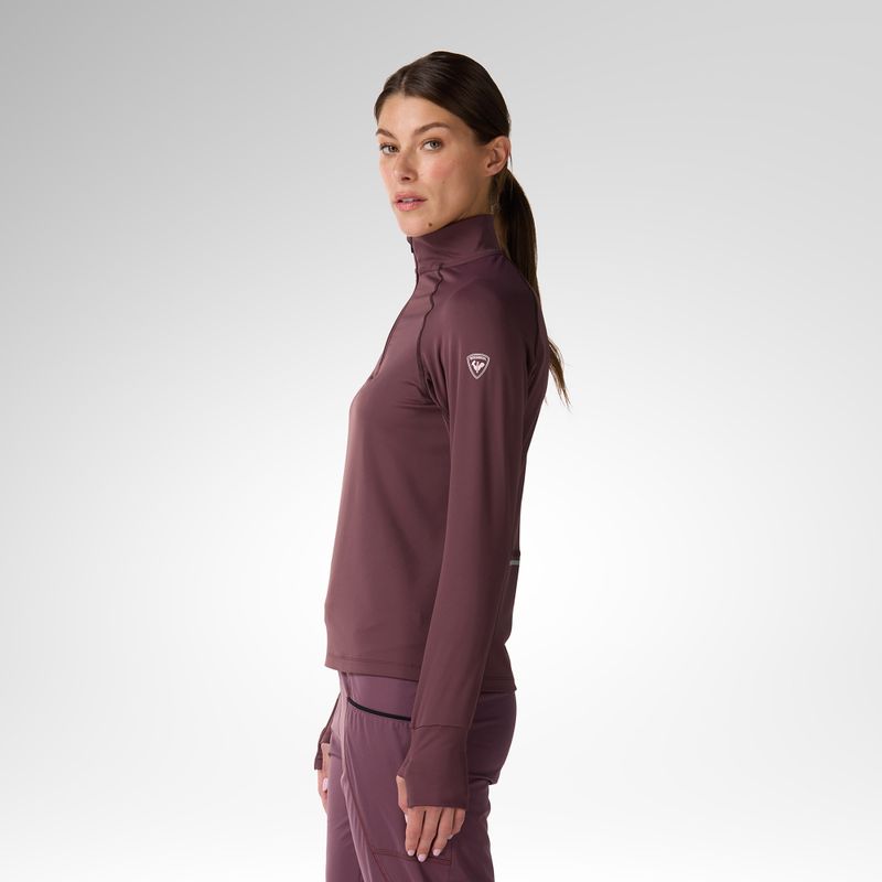 Дамски термоактивен суитшърт Rossignol Half Zip First Layer huckleberry 4