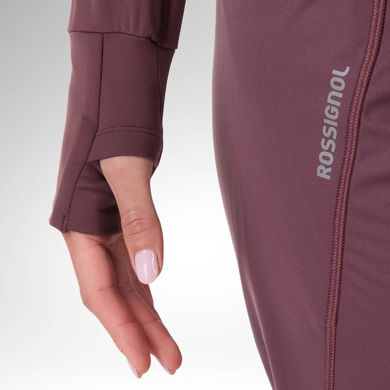 Дамски термоактивен суитшърт Rossignol Half Zip First Layer huckleberry 6