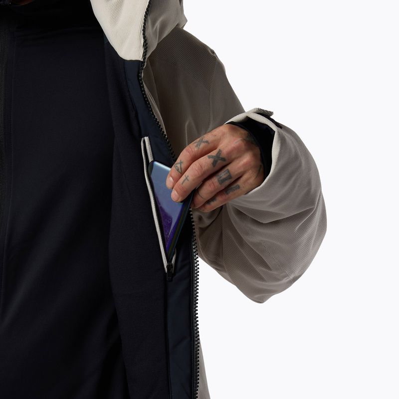 Мъжко скиорско яке Rossignol Corduroy Insulated silver cloud 9