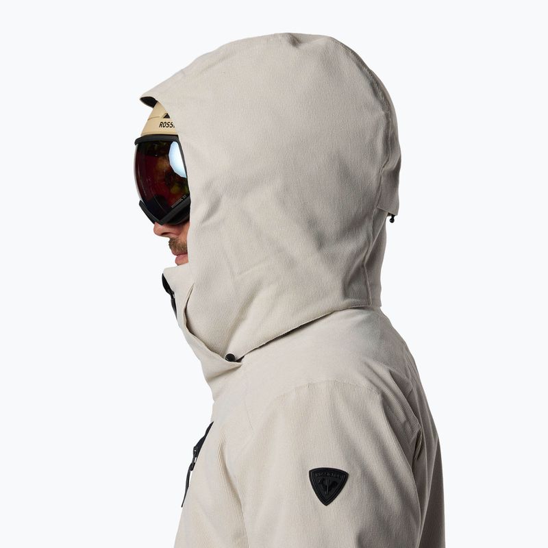 Мъжко скиорско яке Rossignol Corduroy Insulated silver cloud 14