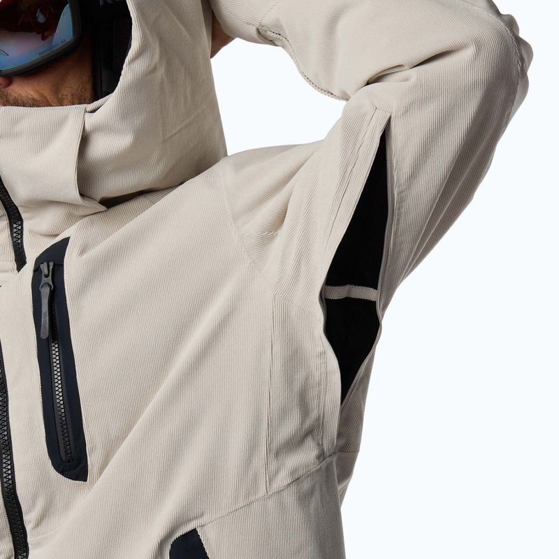 Мъжко скиорско яке Rossignol Corduroy Insulated silver cloud 16