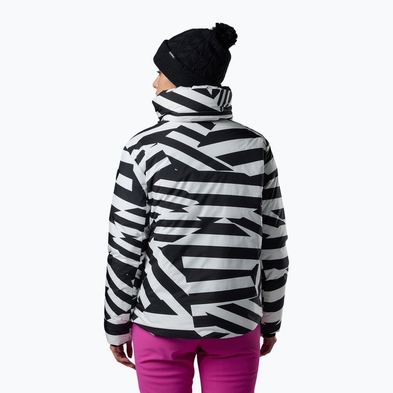 Дамско скиорско яке Rossignol Snowblaze Down resort bold lines black 3