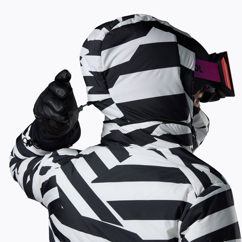 Дамско скиорско яке Rossignol Snowblaze Down resort bold lines black 7