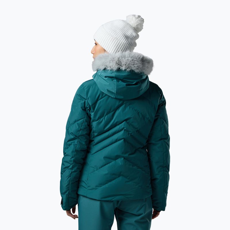 Дамско скиорско яке Rossignol Staci Insulated transformative teal pearly 3