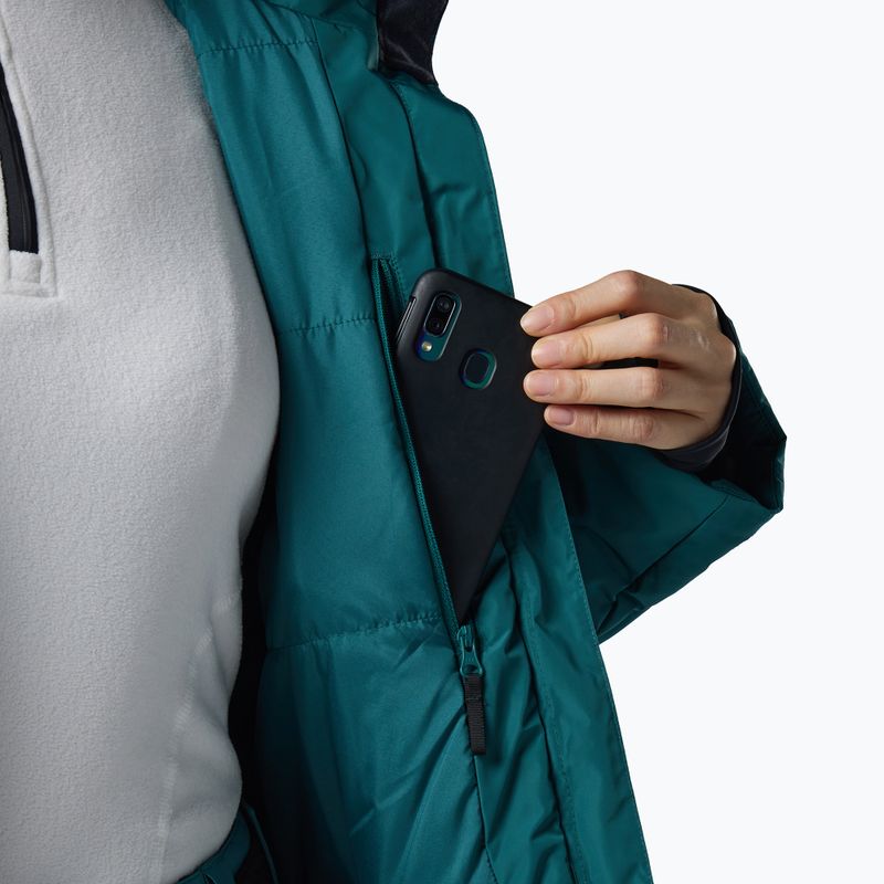 Дамско скиорско яке Rossignol Staci Insulated transformative teal pearly 10