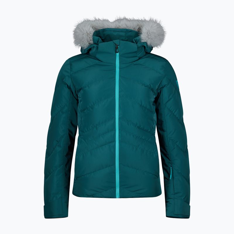 Дамско скиорско яке Rossignol Staci Insulated transformative teal pearly 16