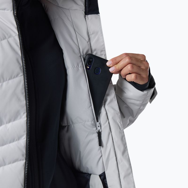 Дамско скиорско яке Rossignol Staci Insulated silver pearly 9