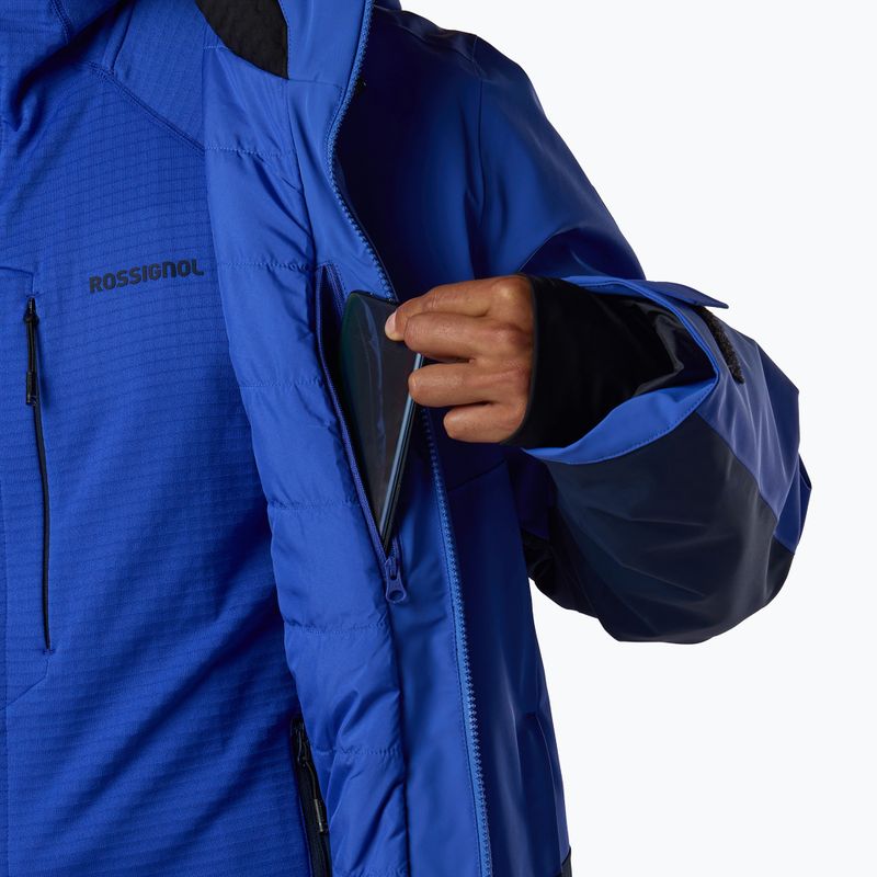 Мъжко скиорско яке Rossignol 4WS Blackside Insulated dazzle blue/dark navy 9
