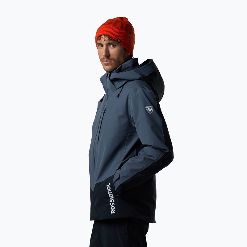 Мъжко скиорско яке Rossignol 4WS Blackside Insulated turbulence/black 4