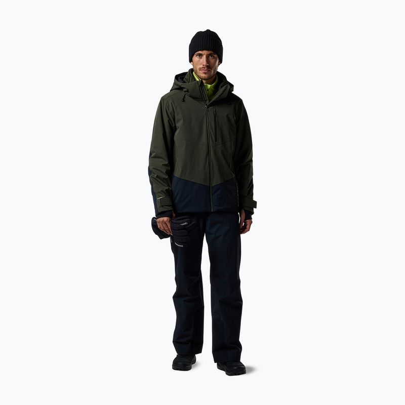 Мъжко скиорско яке Rossignol 4WS Blackside Insulated olive shadow/black 2