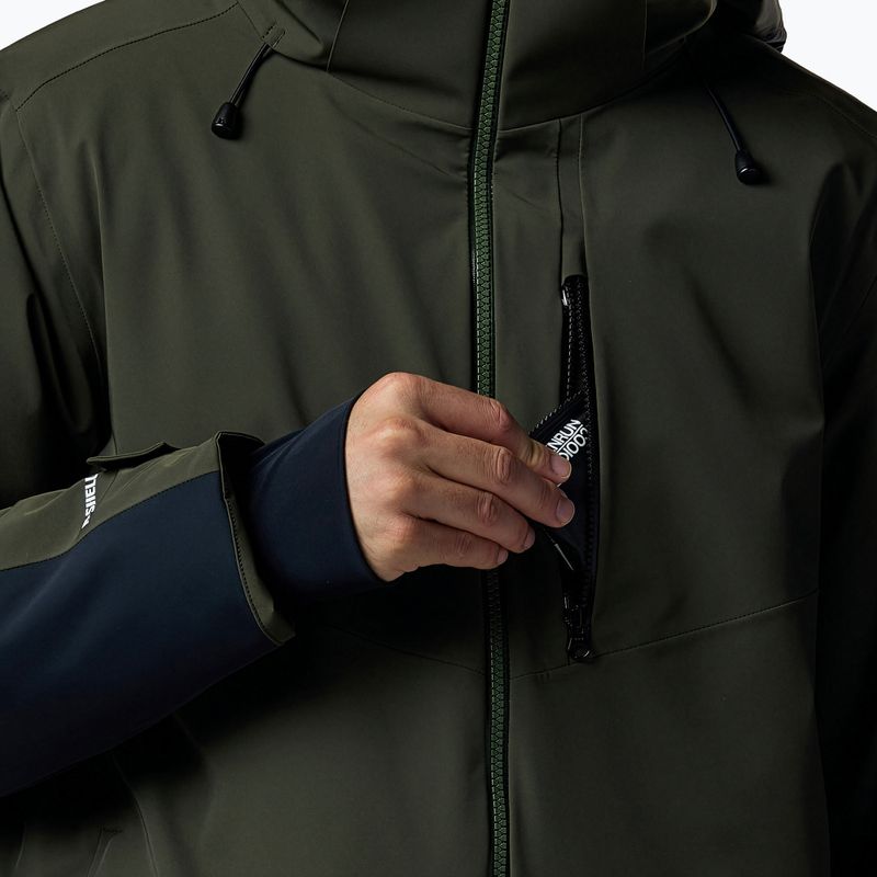 Мъжко скиорско яке Rossignol 4WS Blackside Insulated olive shadow/black 6