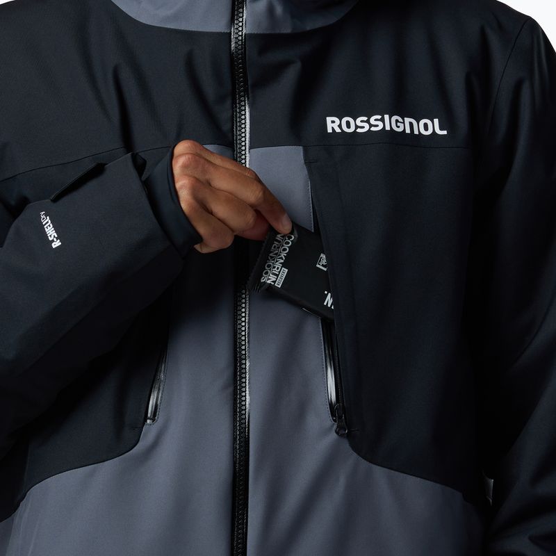 Мъжко скиорско яке Rossignol Velika Insulated turbulence/black 6