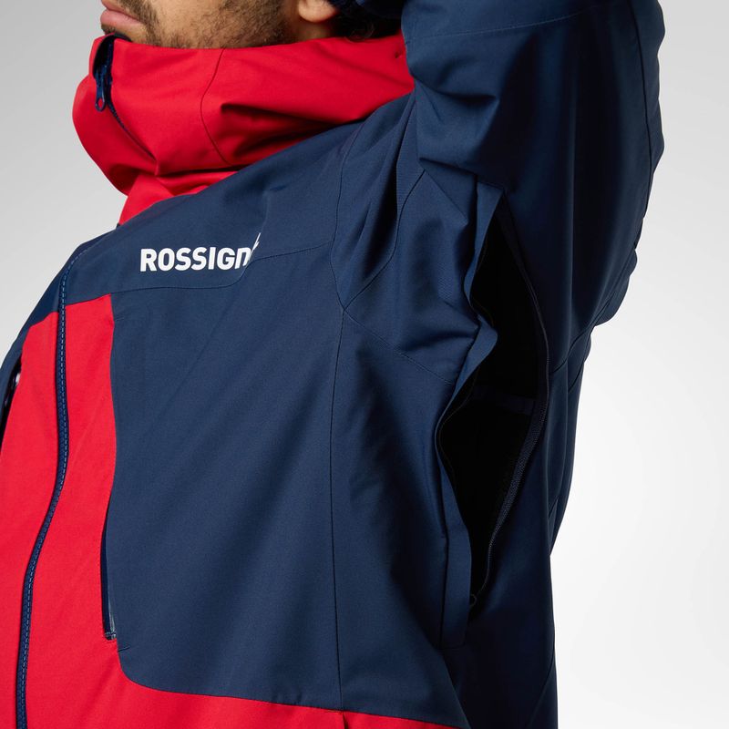 Мъжко скиорско яке Rossignol Velika Insulated sports red/dark navy 9