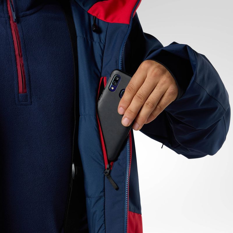 Мъжко скиорско яке Rossignol Velika Insulated sports red/dark navy 10